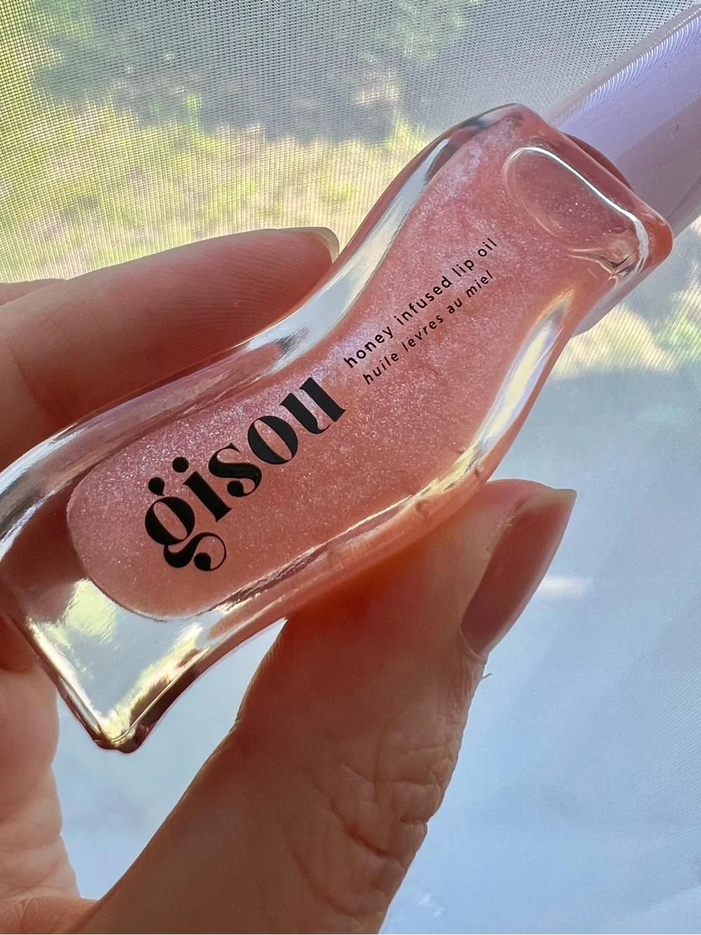 NEW Gisou Pink Shimmer Honey-Infused Lip Oil 8ml Watermelon Sugar